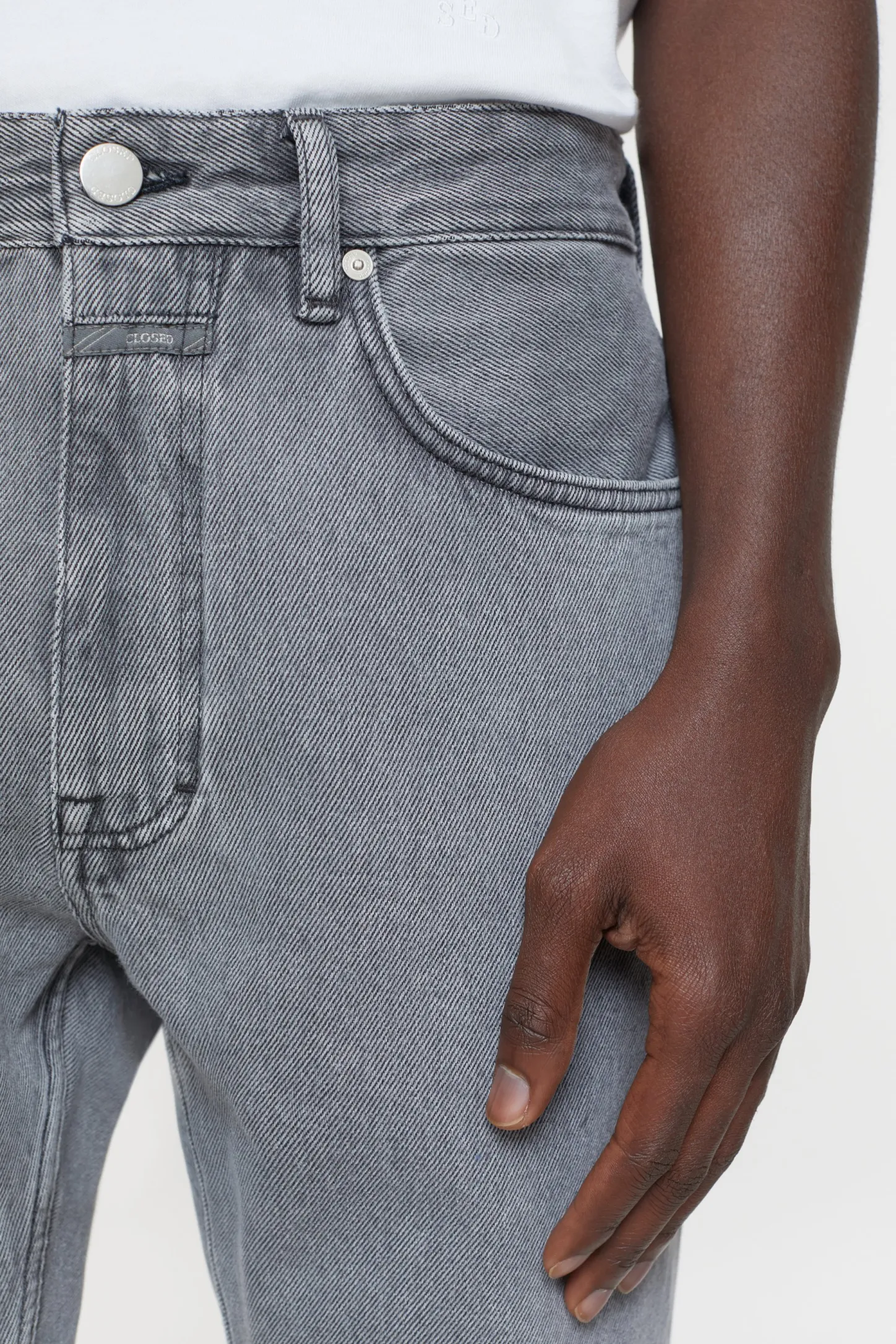 CLOSED 5-Pocketsjeans>Normale Jeans - Stijlnaam Cooper Tapered Lichtgrijs