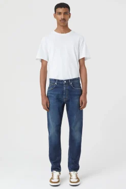 CLOSED Blauwe Spijkerbroek>Normale Jeans - Stijlnaam Cooper Tapered Donkerblauw