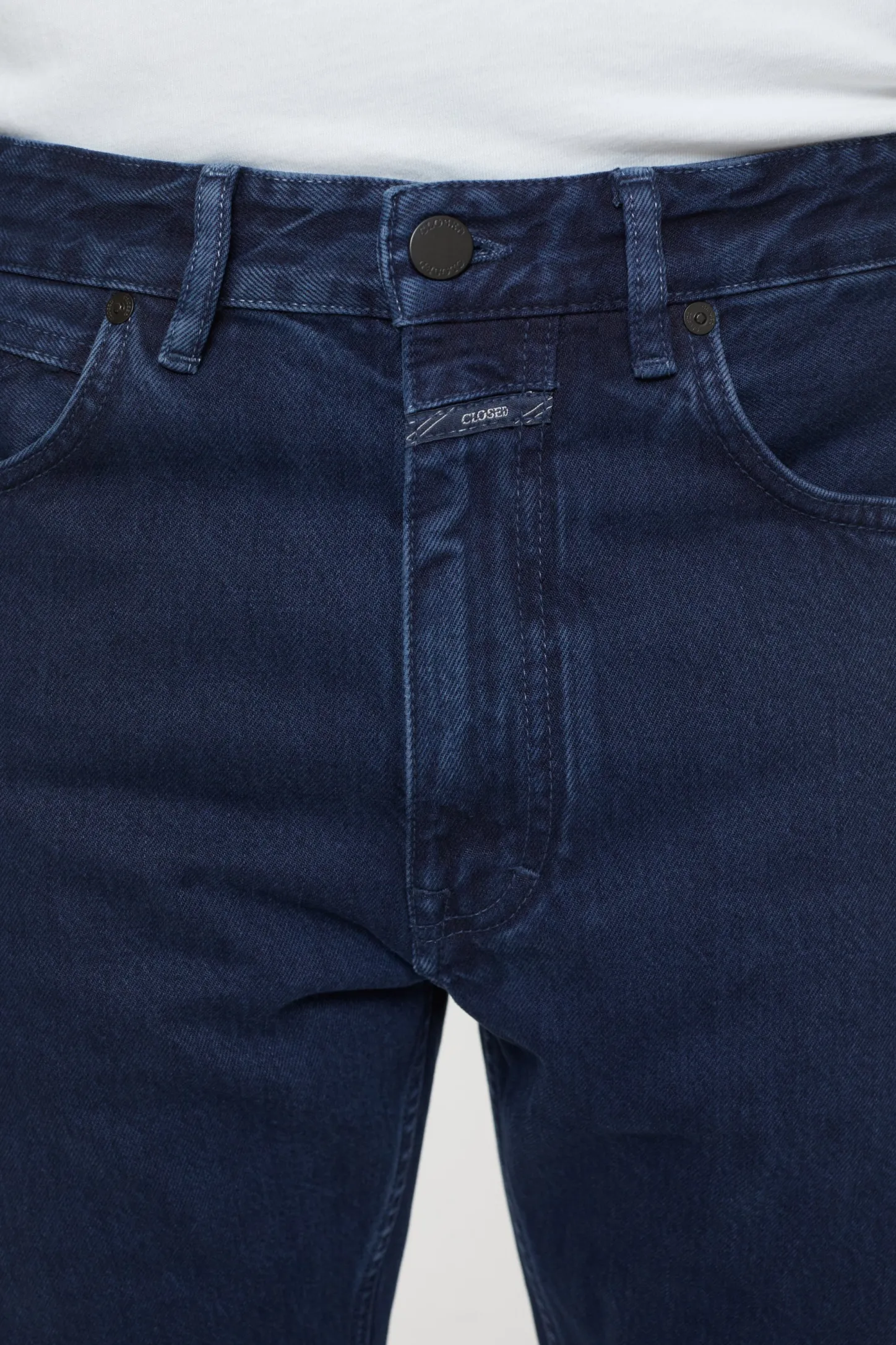CLOSED Blauwe Spijkerbroek>Normale Jeans - Stijlnaam Cooper Tapered Donkerblauw