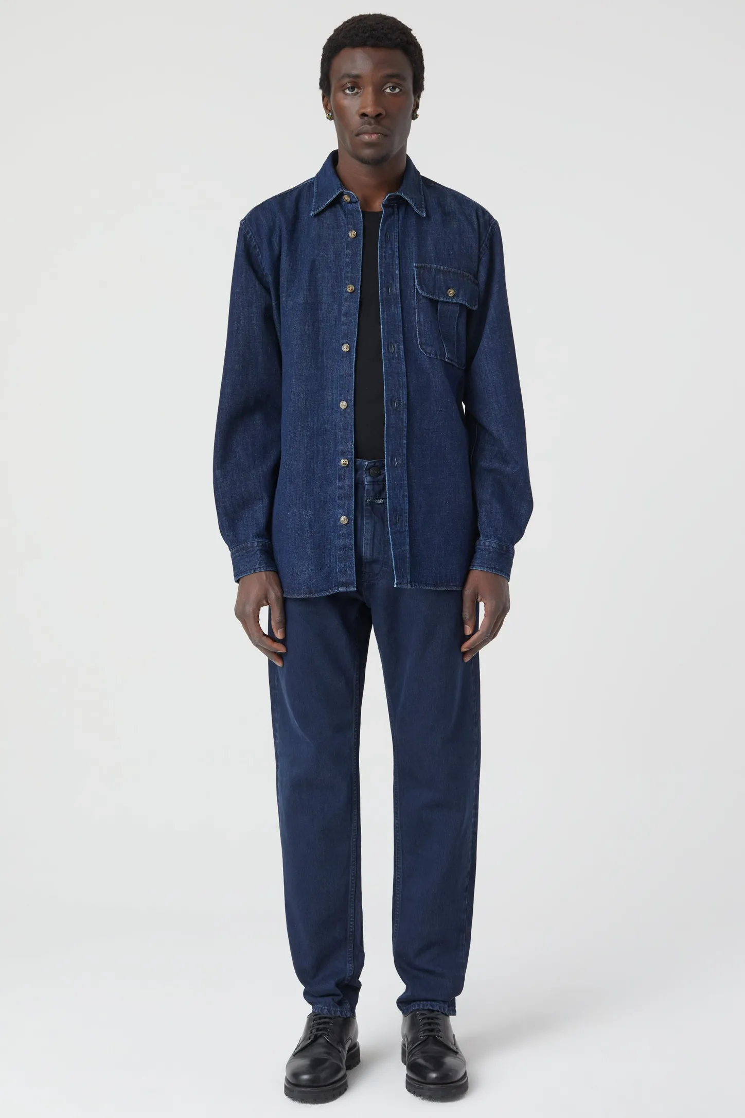 CLOSED Blauwe Spijkerbroek>Normale Jeans - Stijlnaam Cooper Tapered Donkerblauw