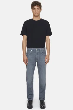 CLOSED Grijze Spijkerbroek>Normale Jeans - Stijlnaam Cooper Tapered Donker Grijs