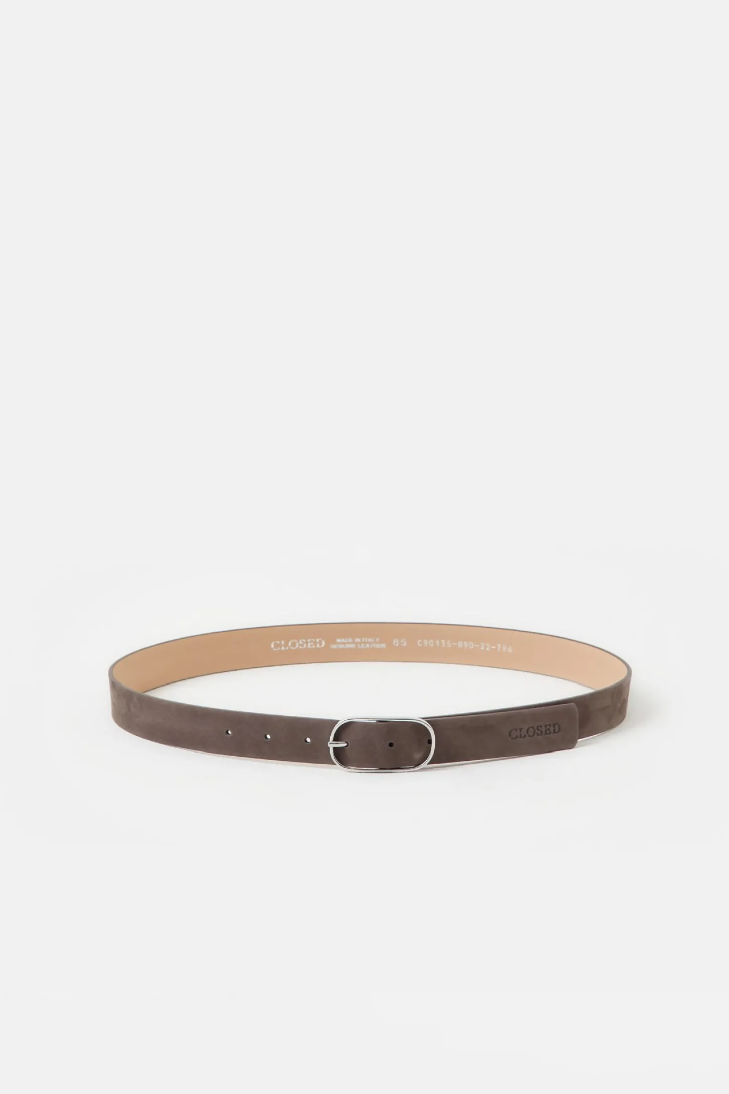 CLOSED Riemen>Nubuck Lederen Riem Koude Chocolademelk