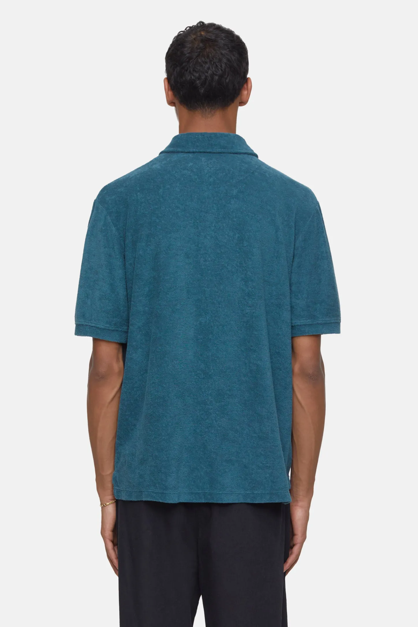 CLOSED T-Shirts>Overhemd Met Polokraag Middernacht Meer