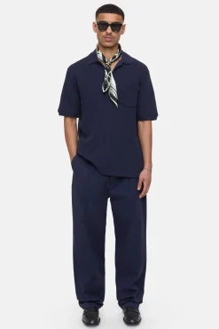 CLOSED T-Shirts>Overhemd Met Polokraag Donkere Nacht