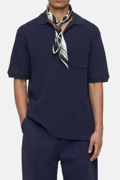 CLOSED T-Shirts>Overhemd Met Polokraag Donkere Nacht