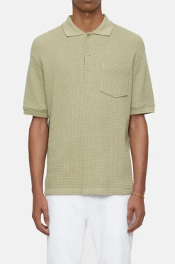 CLOSED T-Shirts>Overhemd Met Polokraag Salie Jij