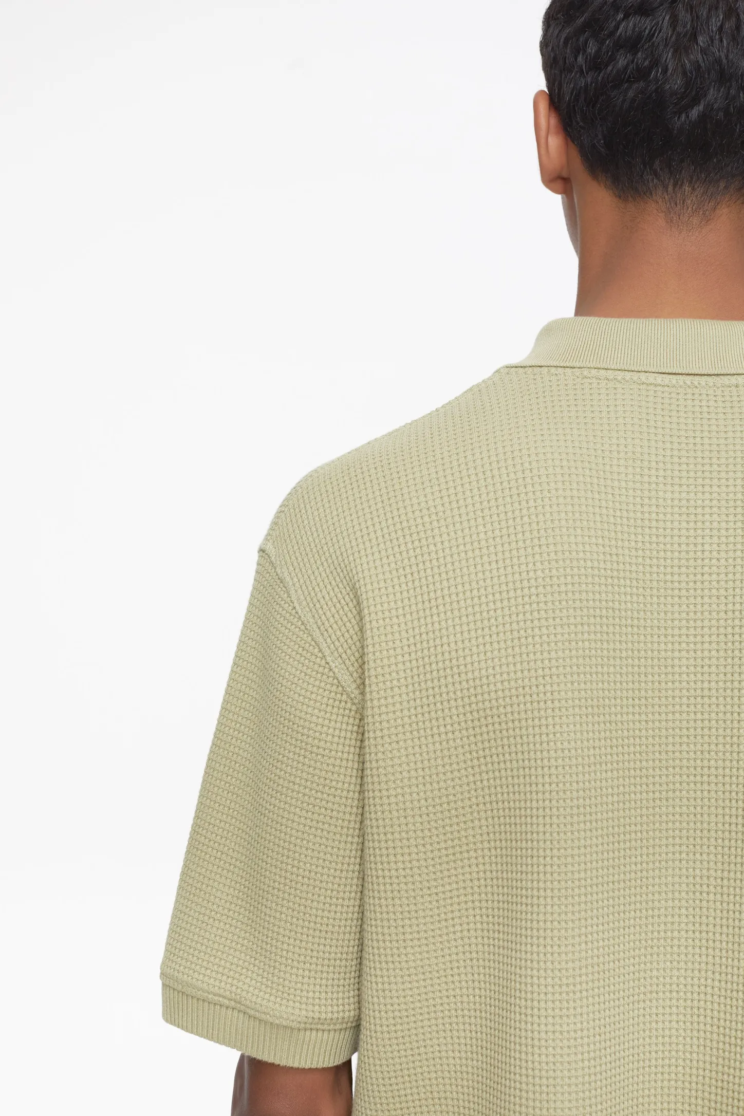 CLOSED T-Shirts>Overhemd Met Polokraag Salie Jij