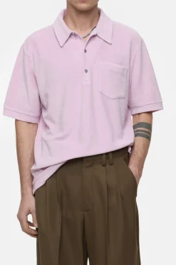CLOSED T-Shirts>Overhemd Met Polokraag Smoothie Roze