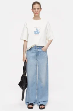 CLOSED T-Shirts>Oversized T-Shirt Ivoor