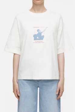 CLOSED T-Shirts>Oversized T-Shirt Ivoor