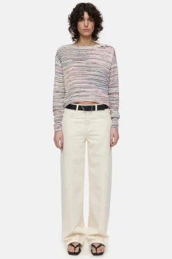 CLOSED Breisels>Pique-Shirt Met Lange Mouwen Veelkleurig