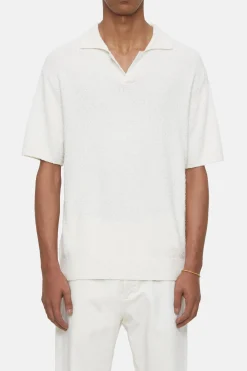 CLOSED Breisels>Poloshirt Van Katoenmix Vanille Creme