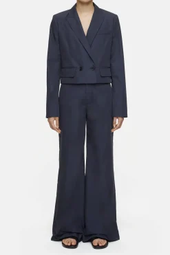 CLOSED Jassen En Jassen>Poplin Blazer Blauwe Ruimte