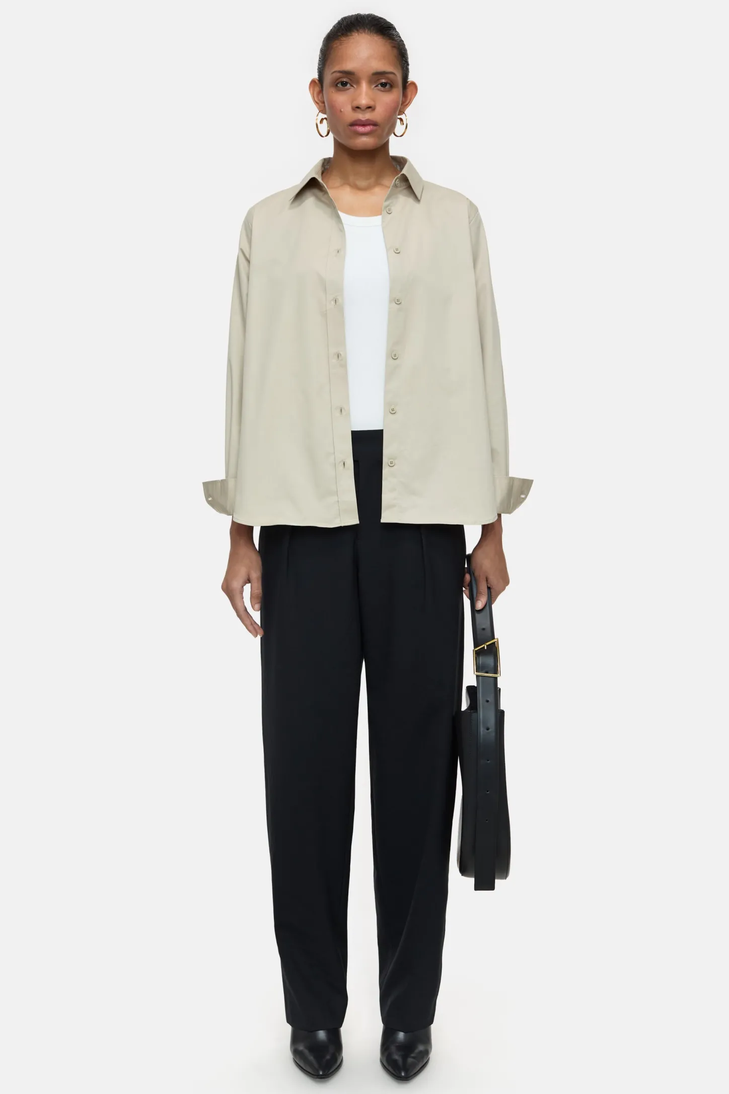 CLOSED Overhemden En Blouses>Poplin Blouse Aangespoelde Kust