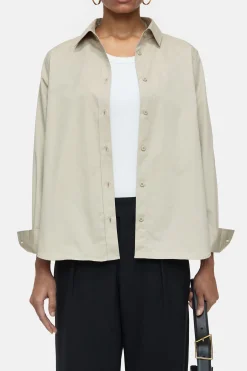CLOSED Overhemden En Blouses>Poplin Blouse Aangespoelde Kust