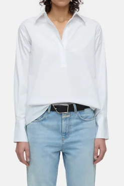 CLOSED Overhemden En Blouses>Poplin Tuniekblouse Verstand