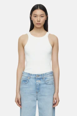 CLOSED T-Shirts>Racer-Top Ivoor