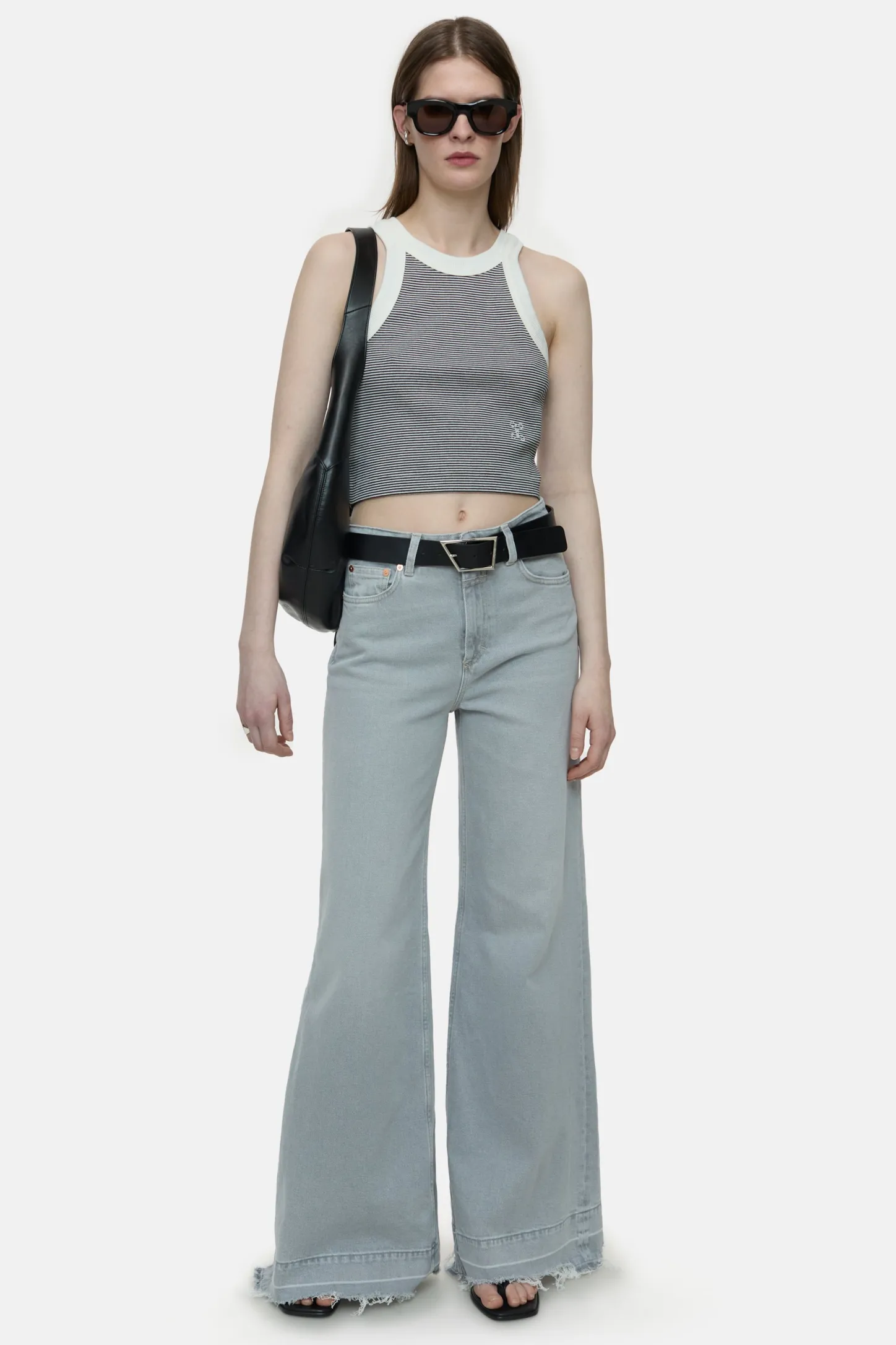 CLOSED T-Shirts>Racer-Topje Zwart