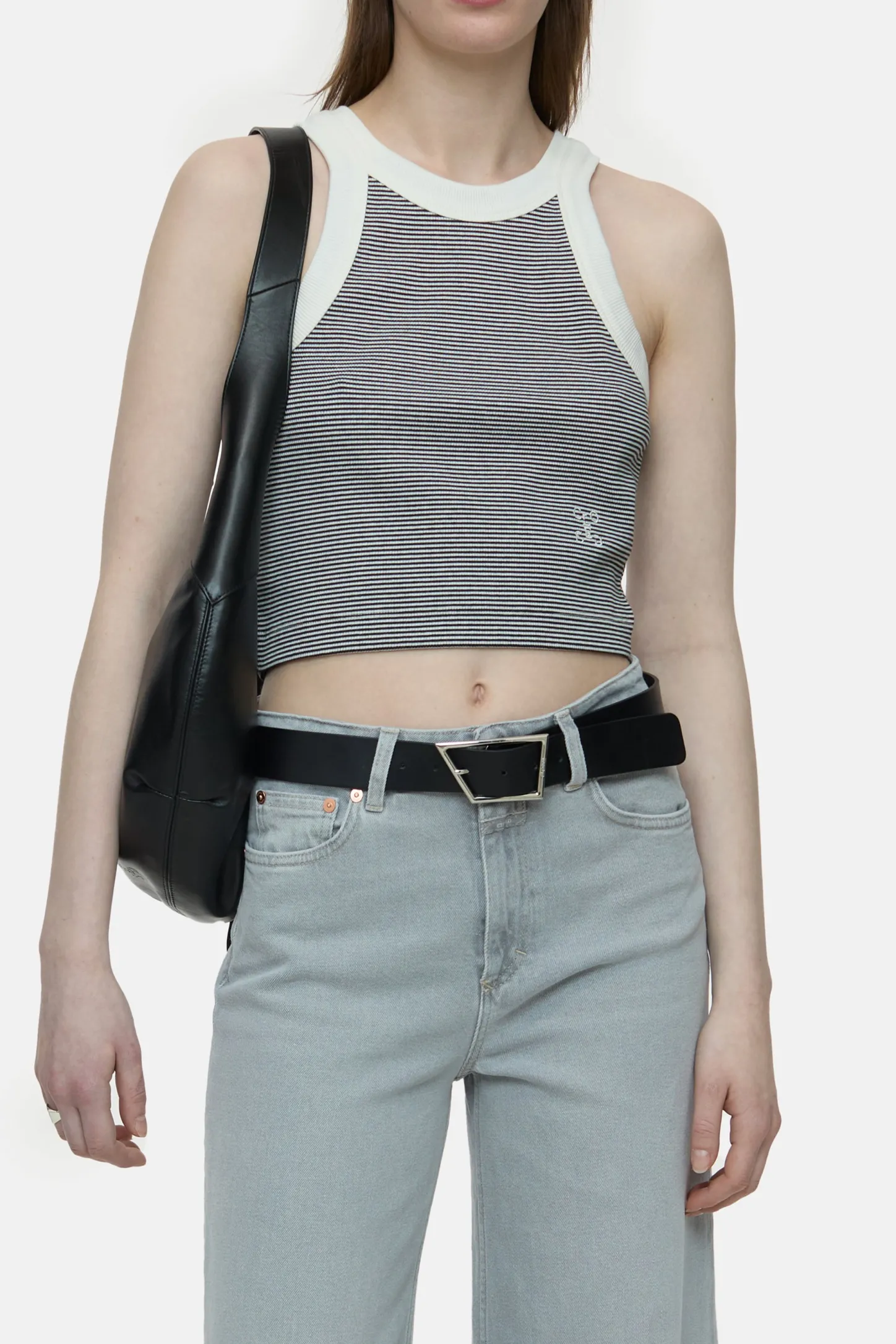 CLOSED T-Shirts>Racer-Topje Zwart