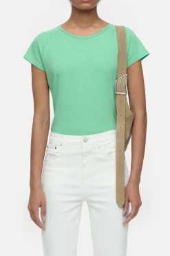 CLOSED T-Shirts>Raglan-T-Shirt Groene Schop