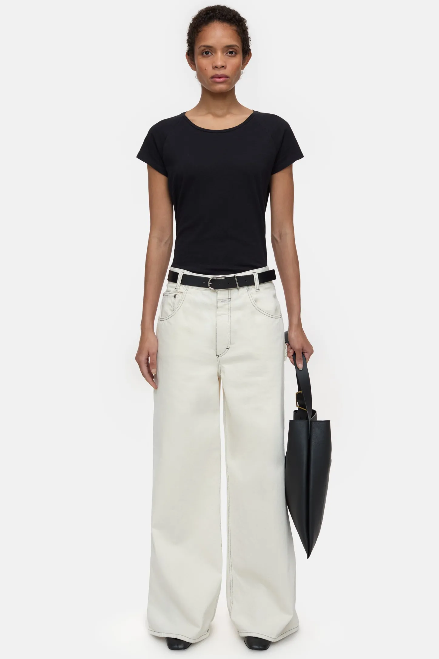 CLOSED T-Shirts>Raglan-T-Shirt Zwart