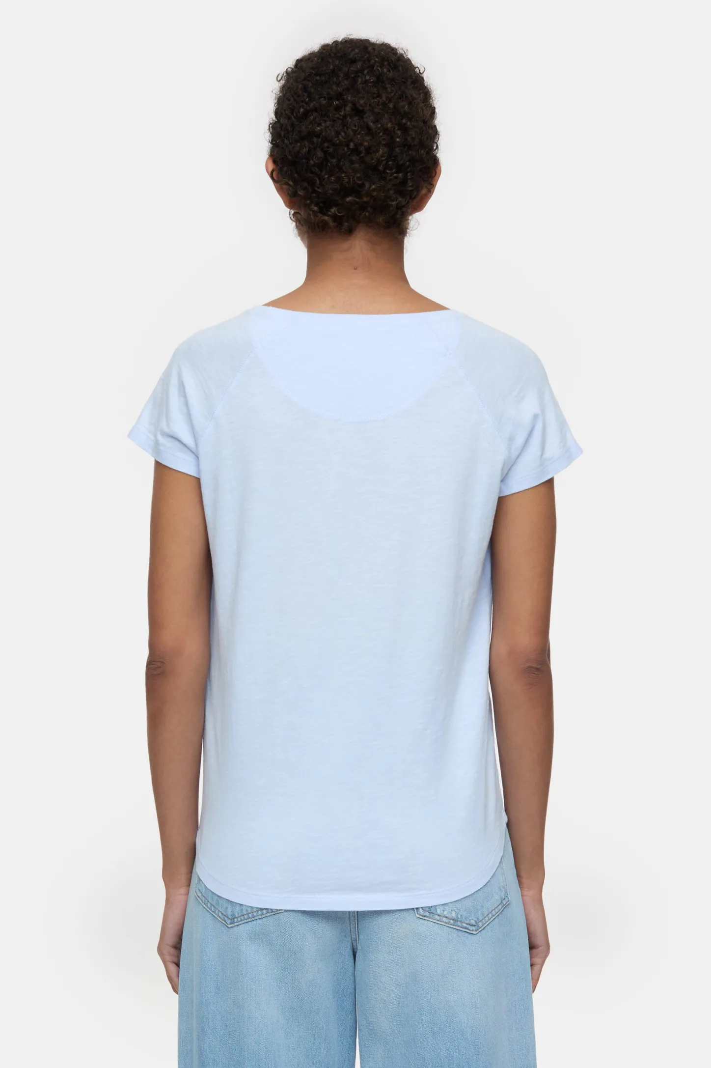 CLOSED T-Shirts>Raglan-T-Shirt Zacht Blauw