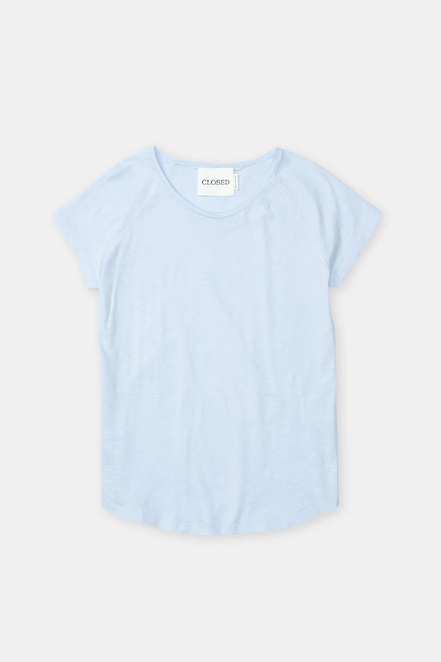 CLOSED T-Shirts>Raglan-T-Shirt Zacht Blauw