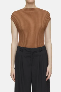 CLOSED T-Shirts>Rayon-Topje Arabica-Espresso