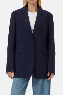 CLOSED Jassen En Jassen>Relaxte Blazer - Stijlnaam Lola Donkere Nacht
