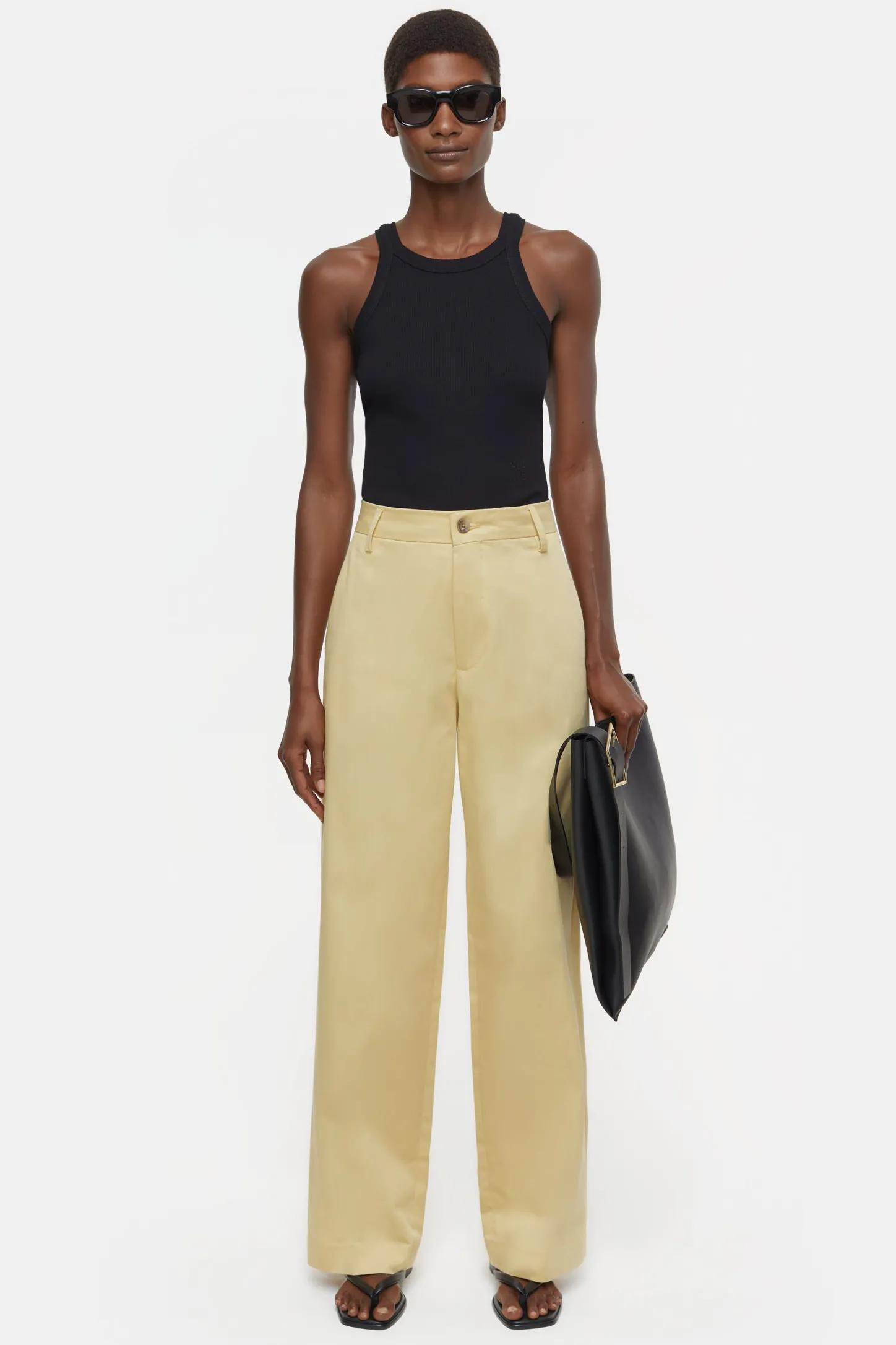 CLOSED Lange Denim>Relaxte Broek - Stijlnaam Jurdy Calamatta Geel