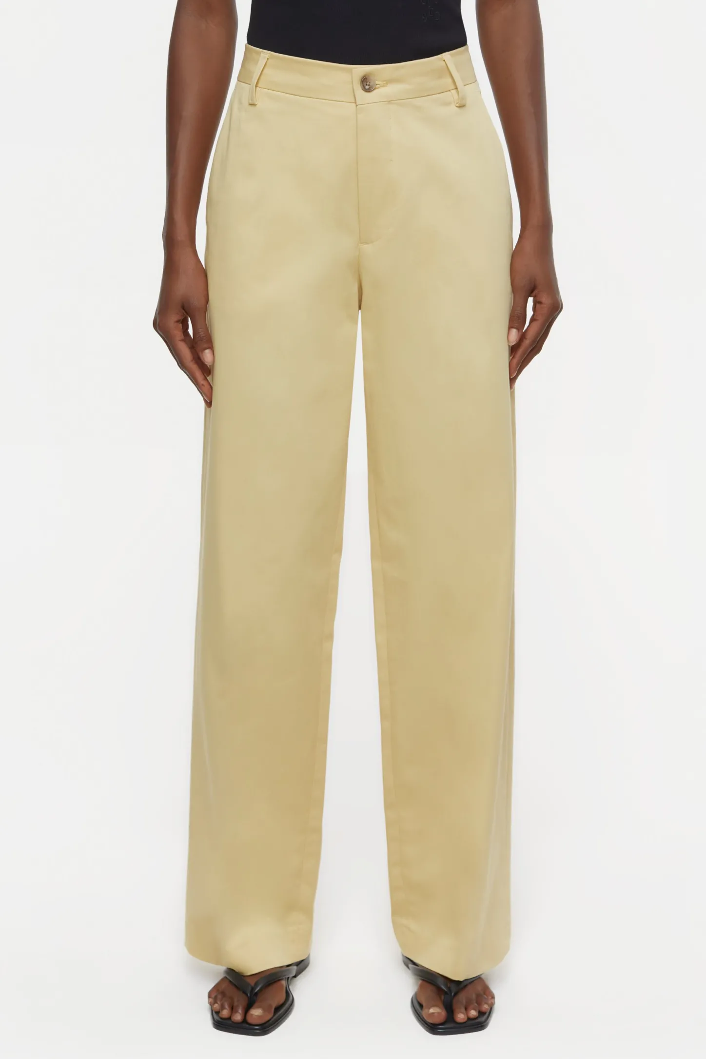 CLOSED Lange Denim>Relaxte Broek - Stijlnaam Jurdy Calamatta Geel