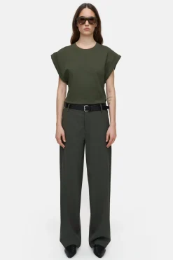 CLOSED Broek>Relaxte Broek - Stijlnaam Jurdy Groen Onkruid