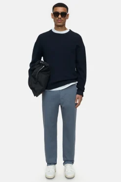 CLOSED Broek>Relaxte Broek - Stijlnaam Tacoma Taps Toelopend Blauw Industrieel