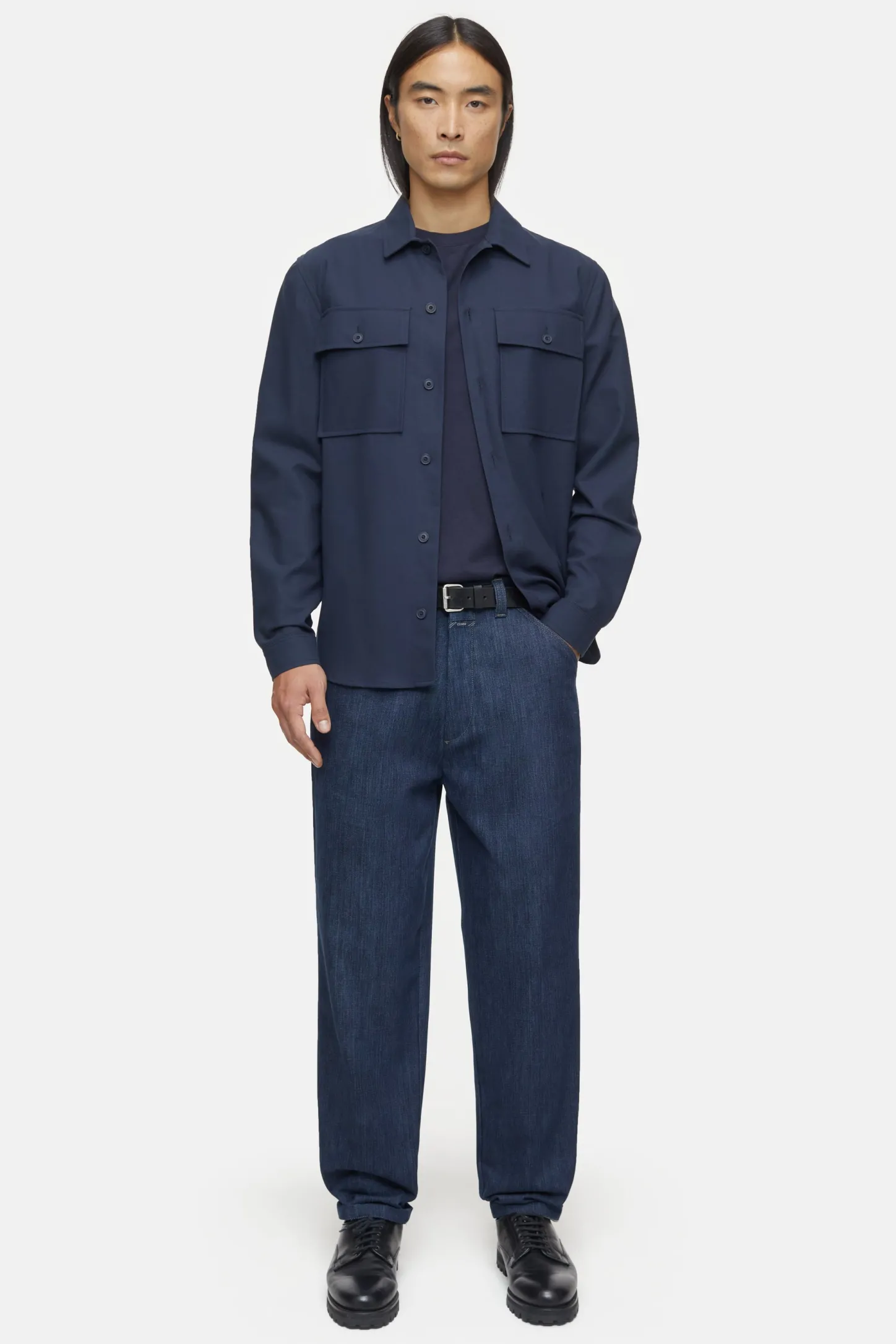 CLOSED Ontspannend>Relaxte Jeans - Stijlnaam Dover Taps Toelopend Donkerblauw