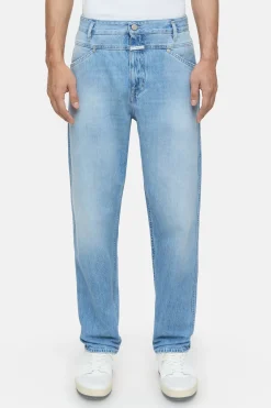 CLOSED Blauwe Spijkerbroek>Relaxte Jeans - Stijlnaam X-Lent Tapered Lichtblauw