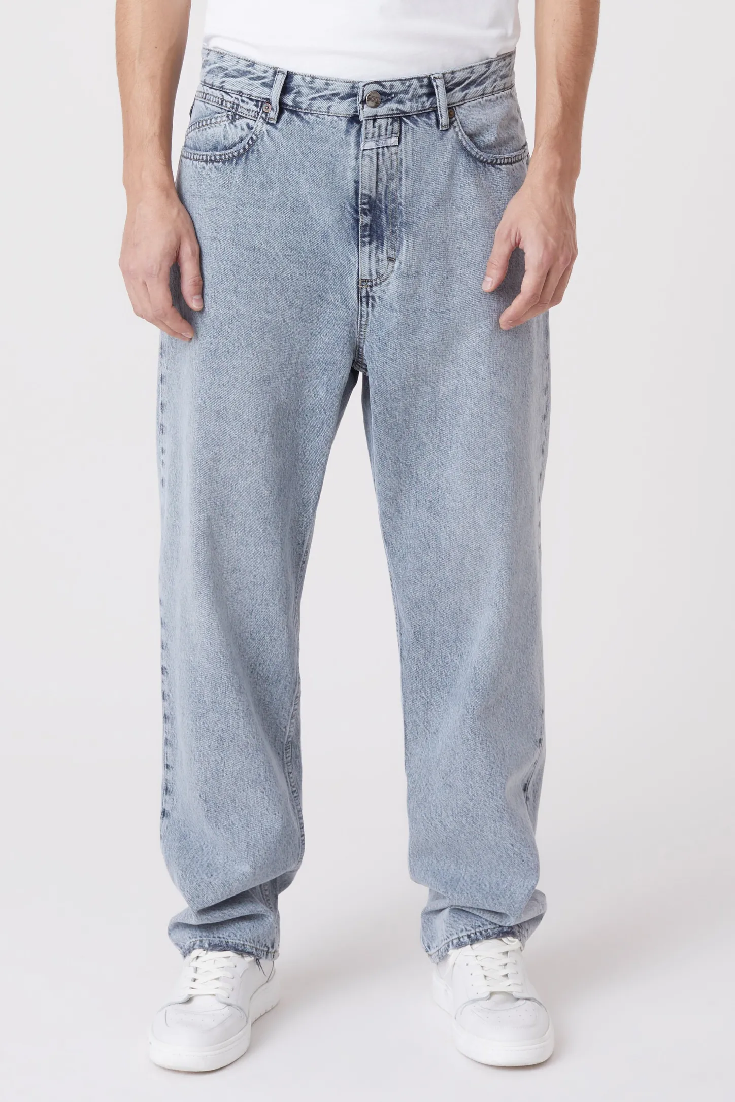 CLOSED Blauwe Spijkerbroek>Relaxte Jeans - Stijlnaam Springdale Relaxed Lichtblauw