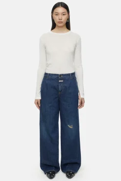 CLOSED Lange Denim>Relaxte Jeans - Stijlnaam Jurdy Donkerblauw