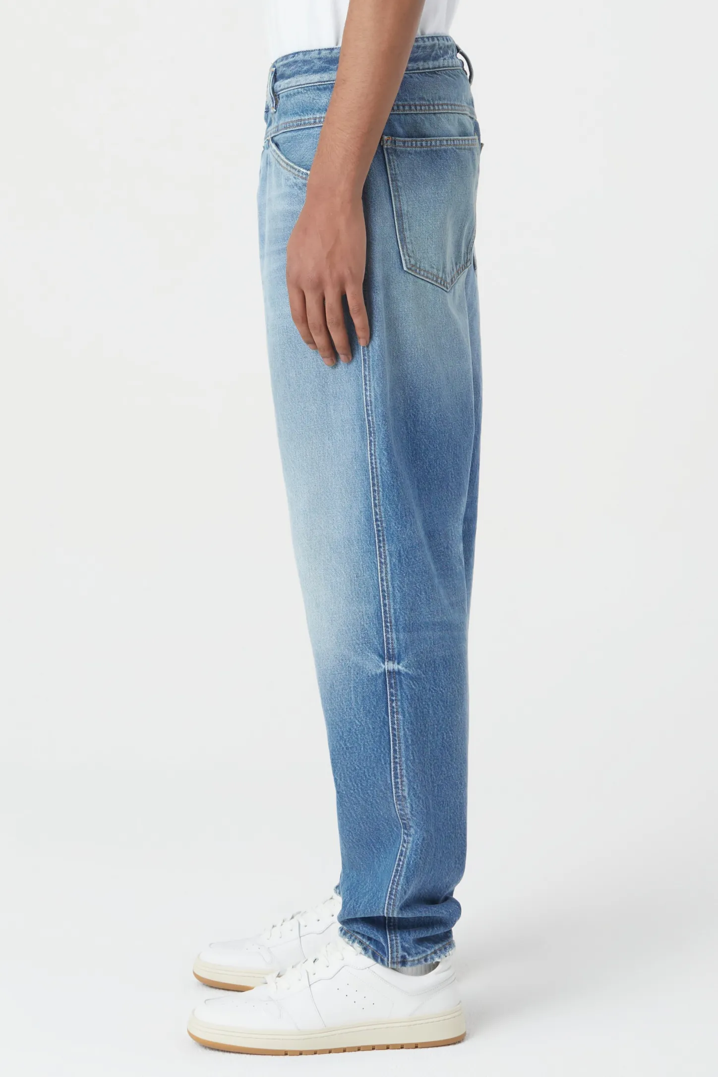 CLOSED Blauwe Spijkerbroek>Relaxte Jeans - Stijlnaam X-Lent Tapered Midden Blauw