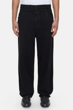 CLOSED Zwarte Broek>Relaxte Jeans - Stijlnaam X-Treme Loose Zwartzwart