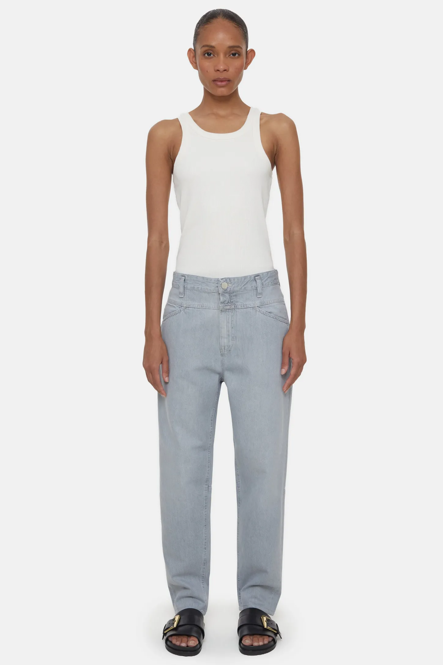 CLOSED X-Pocket-Familie>Relaxte Jeans - Stijlnaam X-Lent Lichtgrijs