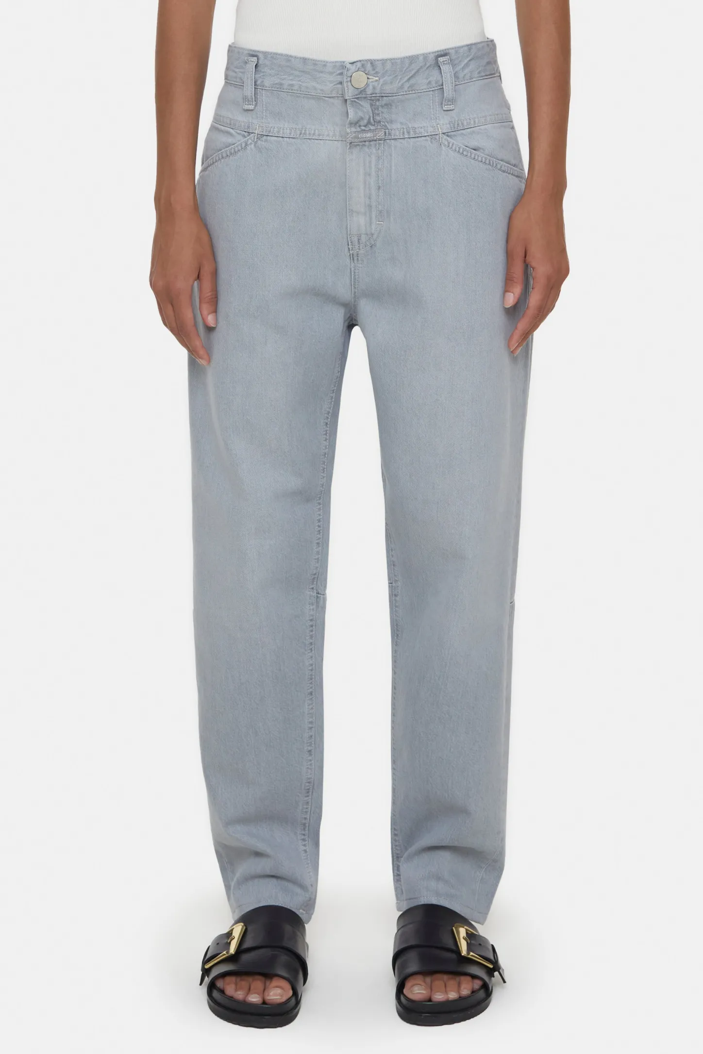 CLOSED X-Pocket-Familie>Relaxte Jeans - Stijlnaam X-Lent Lichtgrijs