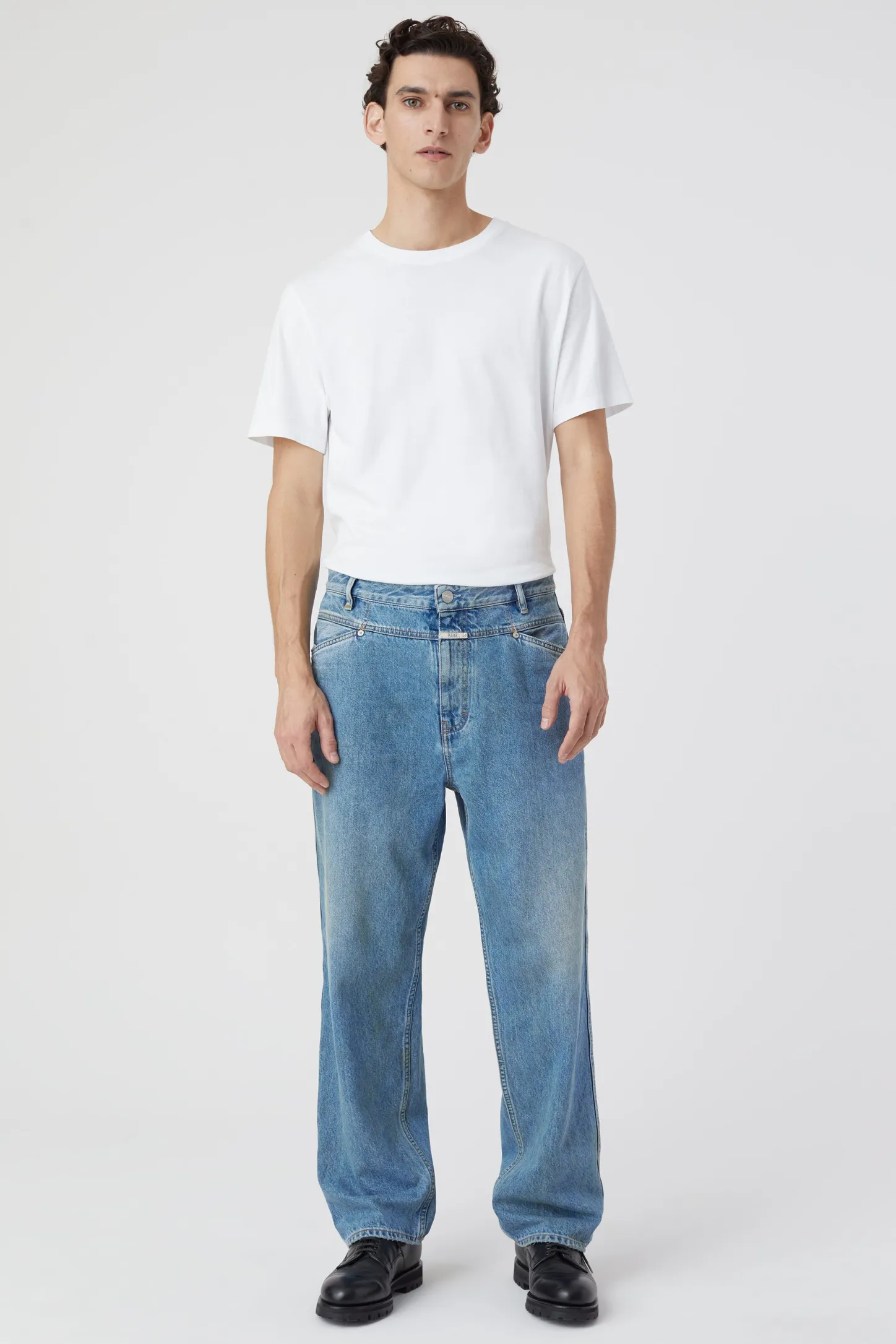 CLOSED Blauwe Spijkerbroek>Relaxte Jeans - Stijlnaam X-Treme Loose Midden Blauw