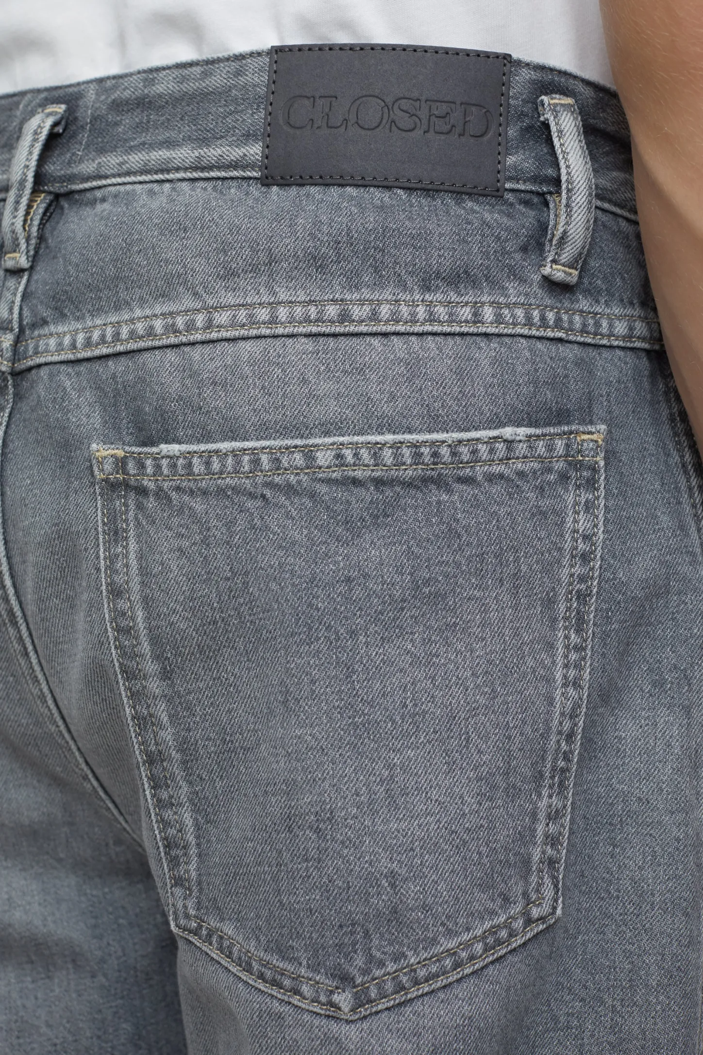 CLOSED Ontspannend>Relaxte Jeans - Stijlnaam X-Lent Tapered Donker Grijs