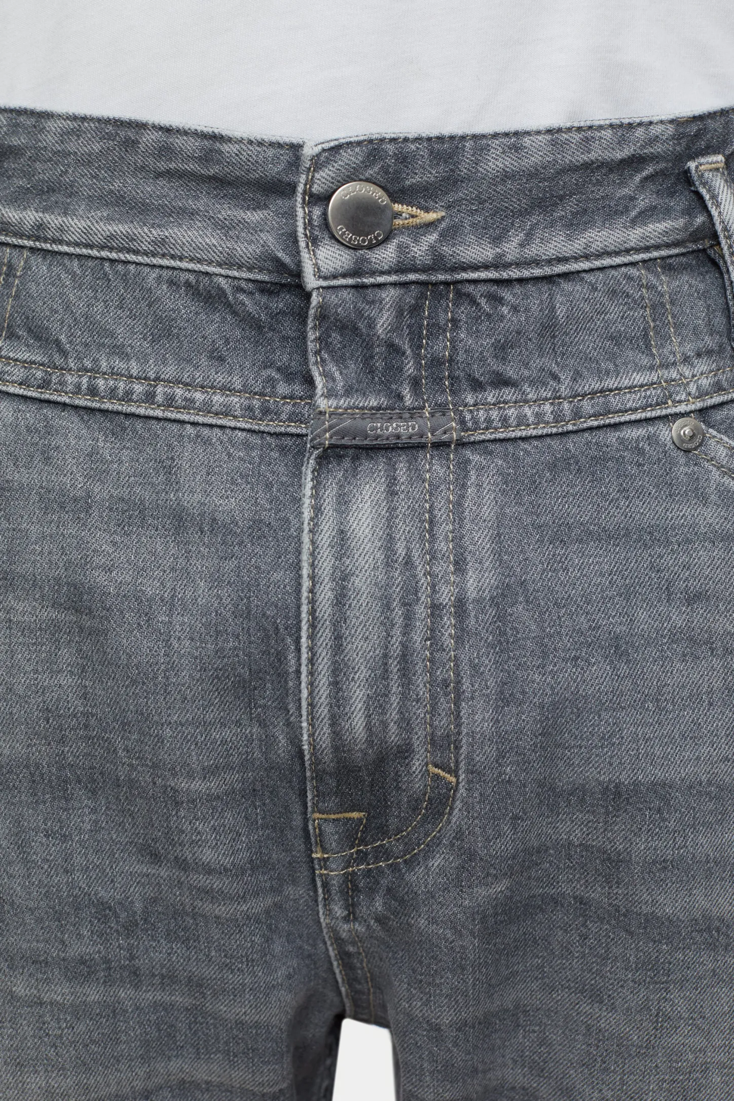CLOSED Ontspannend>Relaxte Jeans - Stijlnaam X-Lent Tapered Donker Grijs
