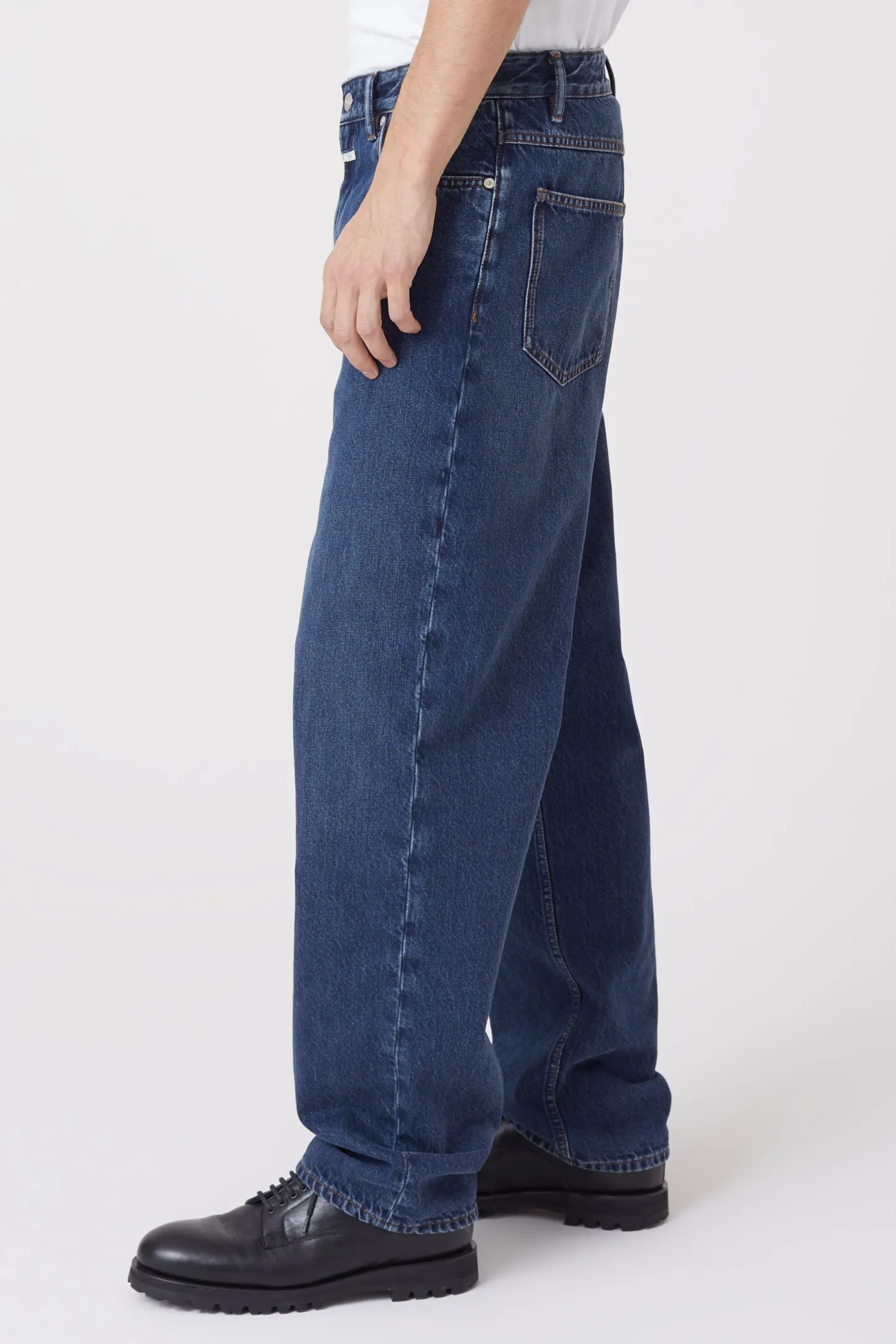 CLOSED Blauwe Spijkerbroek>Relaxte Jeans - Stijlnaam Springdale Relaxed Donkerblauw