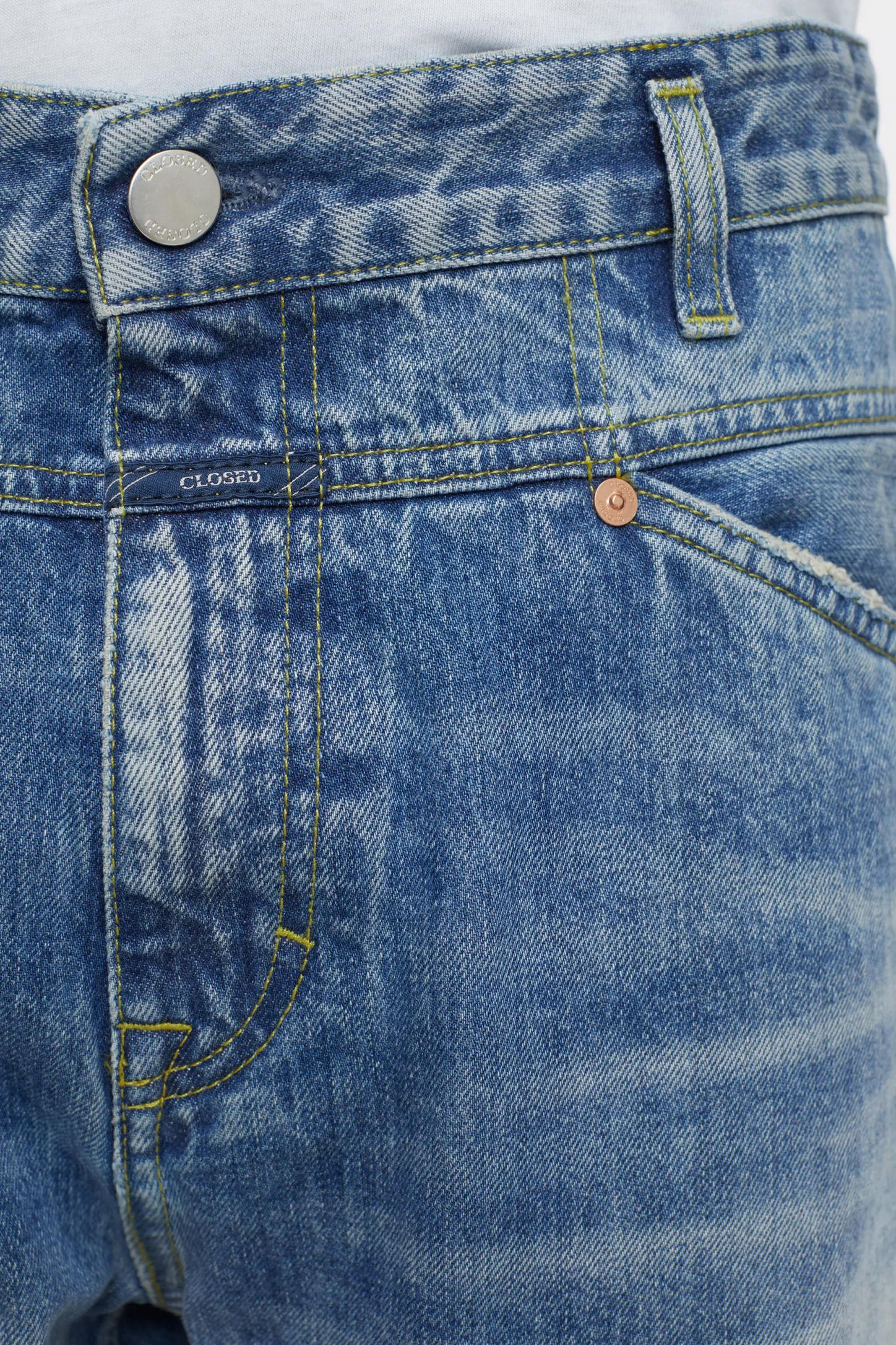 CLOSED Ontspannend>Relaxte Jeans - Stijlnaam X-Lent Tapered Midden Blauw