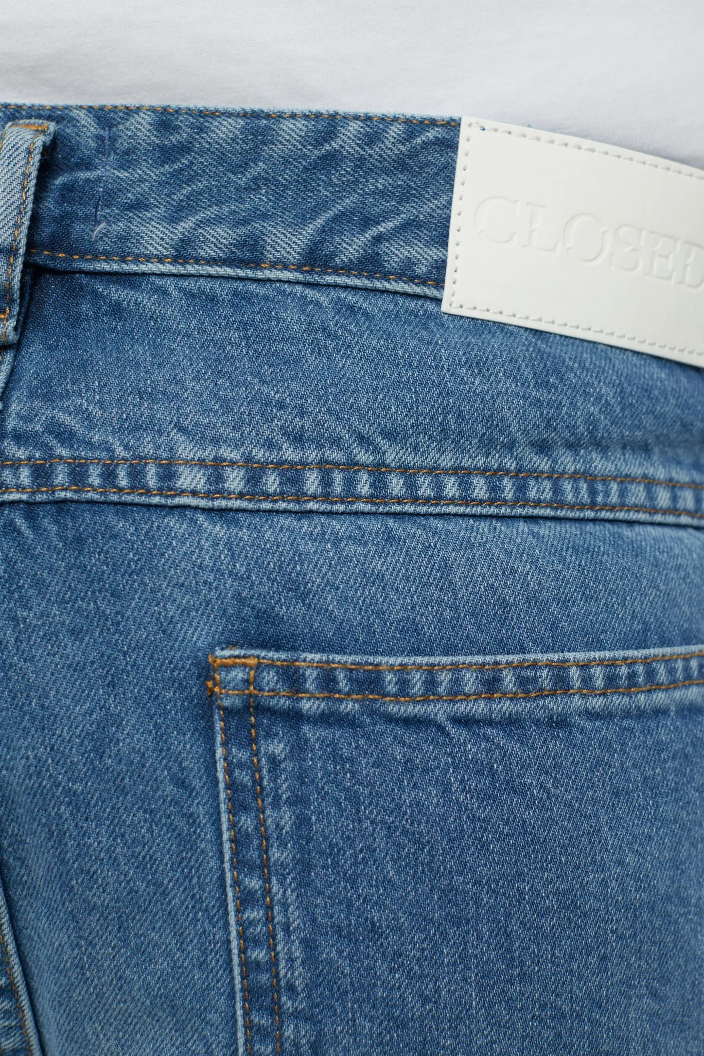 CLOSED Blauwe Spijkerbroek>Relaxte Jeans - Stijlnaam X-Lent Tapered Midden Blauw
