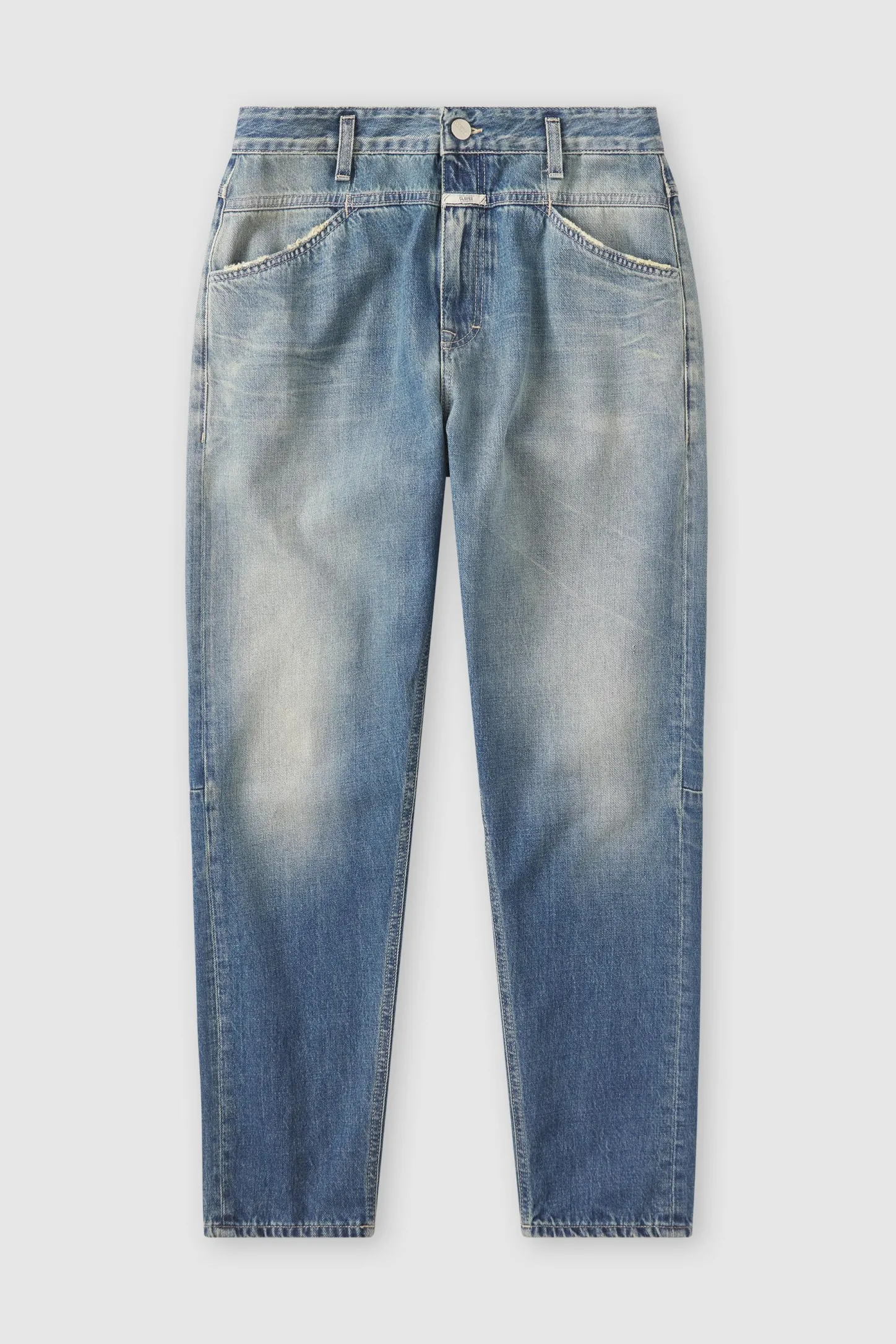 CLOSED X-Pocket-Familie>Relaxte Jeans - Stijlnaam X-Lent Midden Blauw