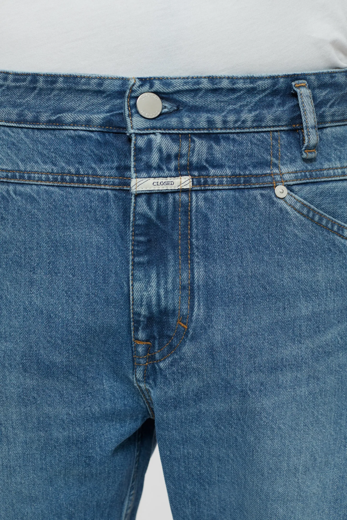 CLOSED Ontspannend>Relaxte Jeans - Stijlnaam X-Lent Tapered Midden Blauw