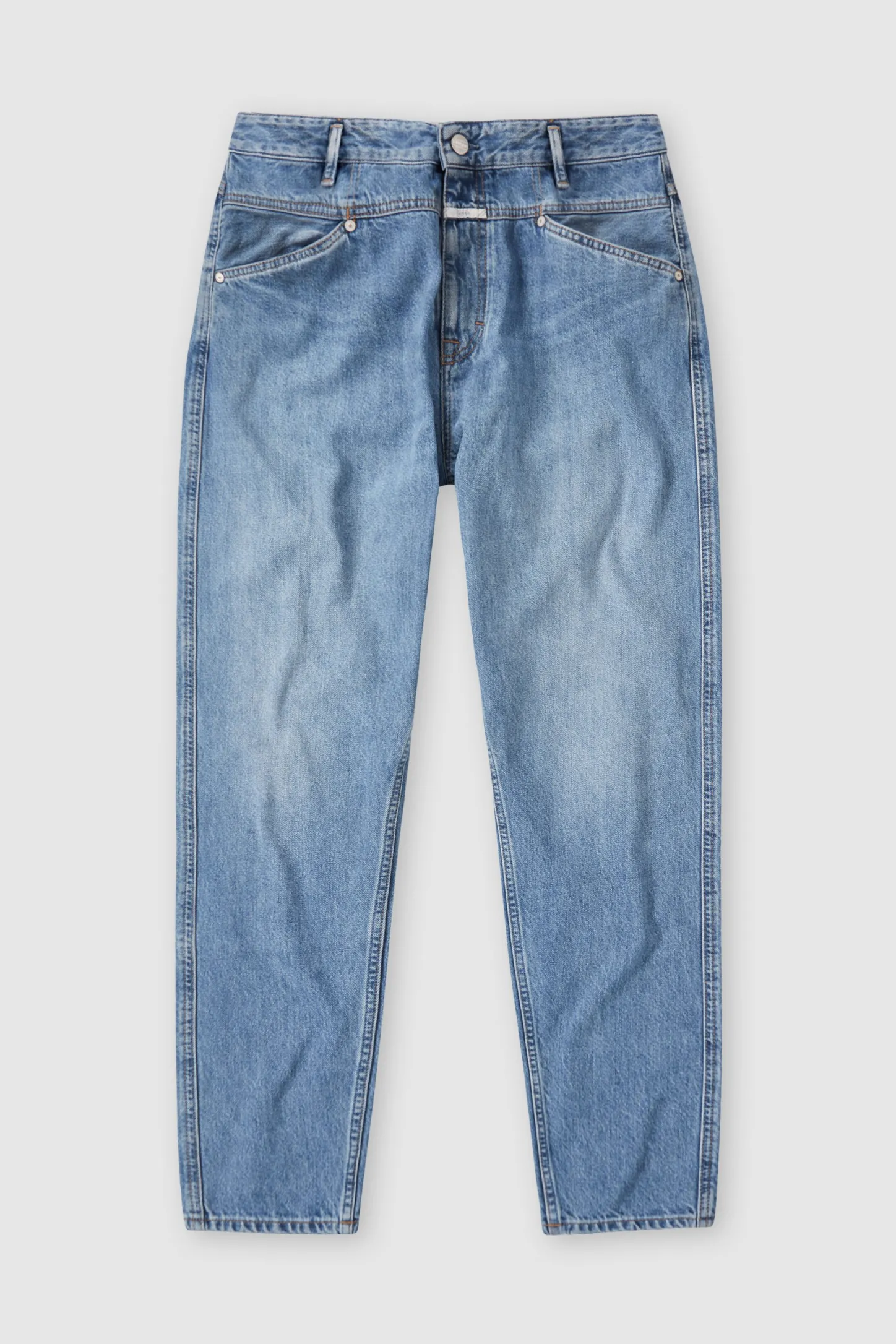CLOSED Ontspannend>Relaxte Jeans - Stijlnaam X-Lent Tapered Midden Blauw